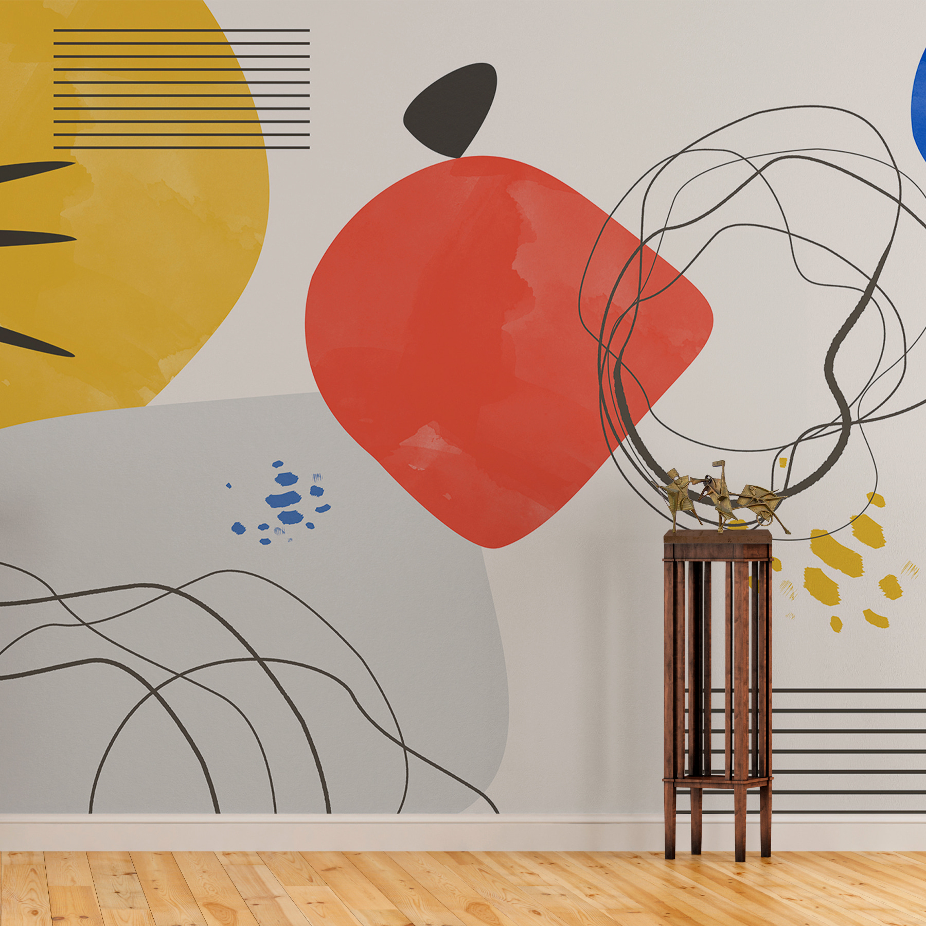 w00514pih1ms - Kolorowe dzieło sztuki z liniami i okręgami - tegory