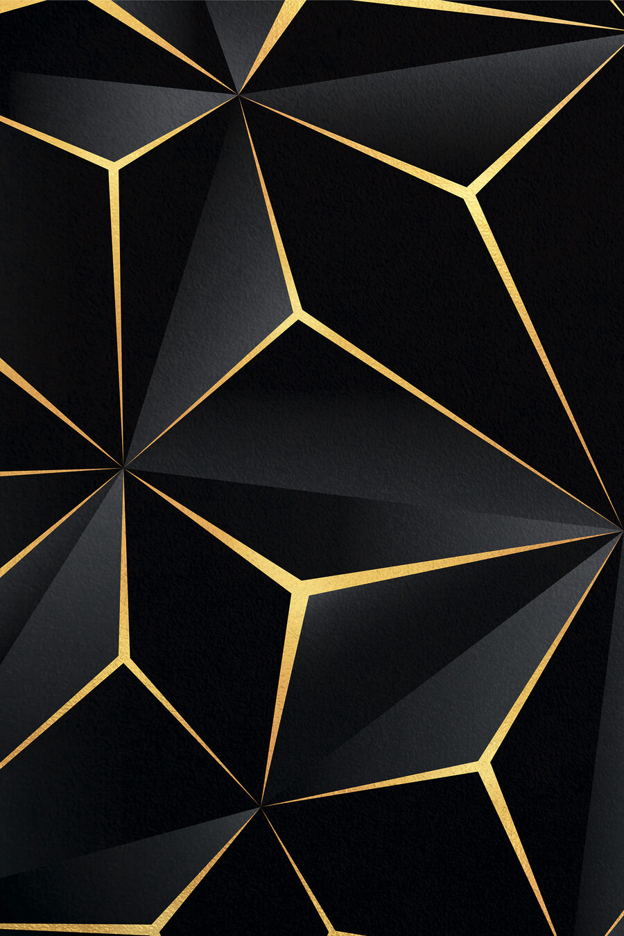 Elegancki czarny geometryczny wzór z akcentami