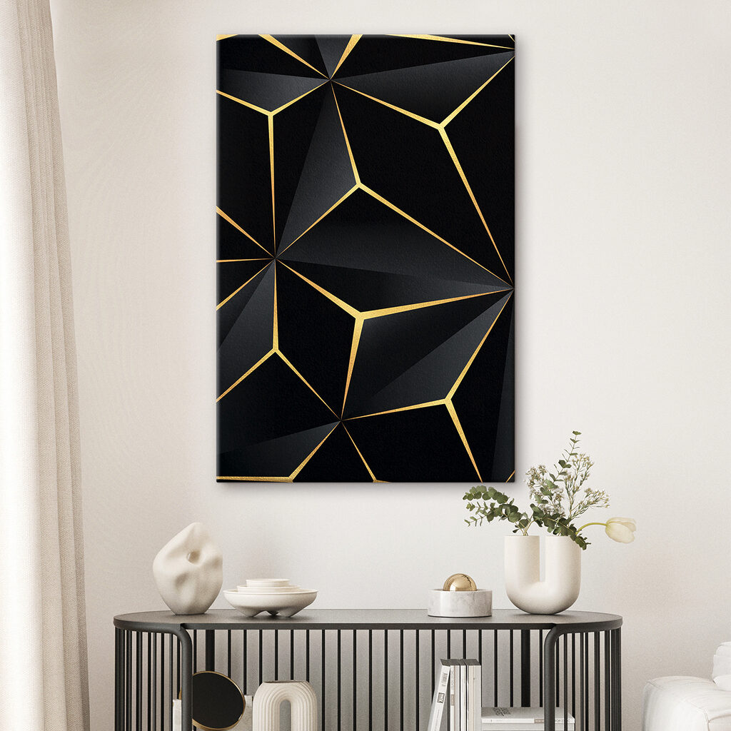 s35865pig92 1024x1024 - Elegancki czarny geometryczny wzór z akcentami - tegory