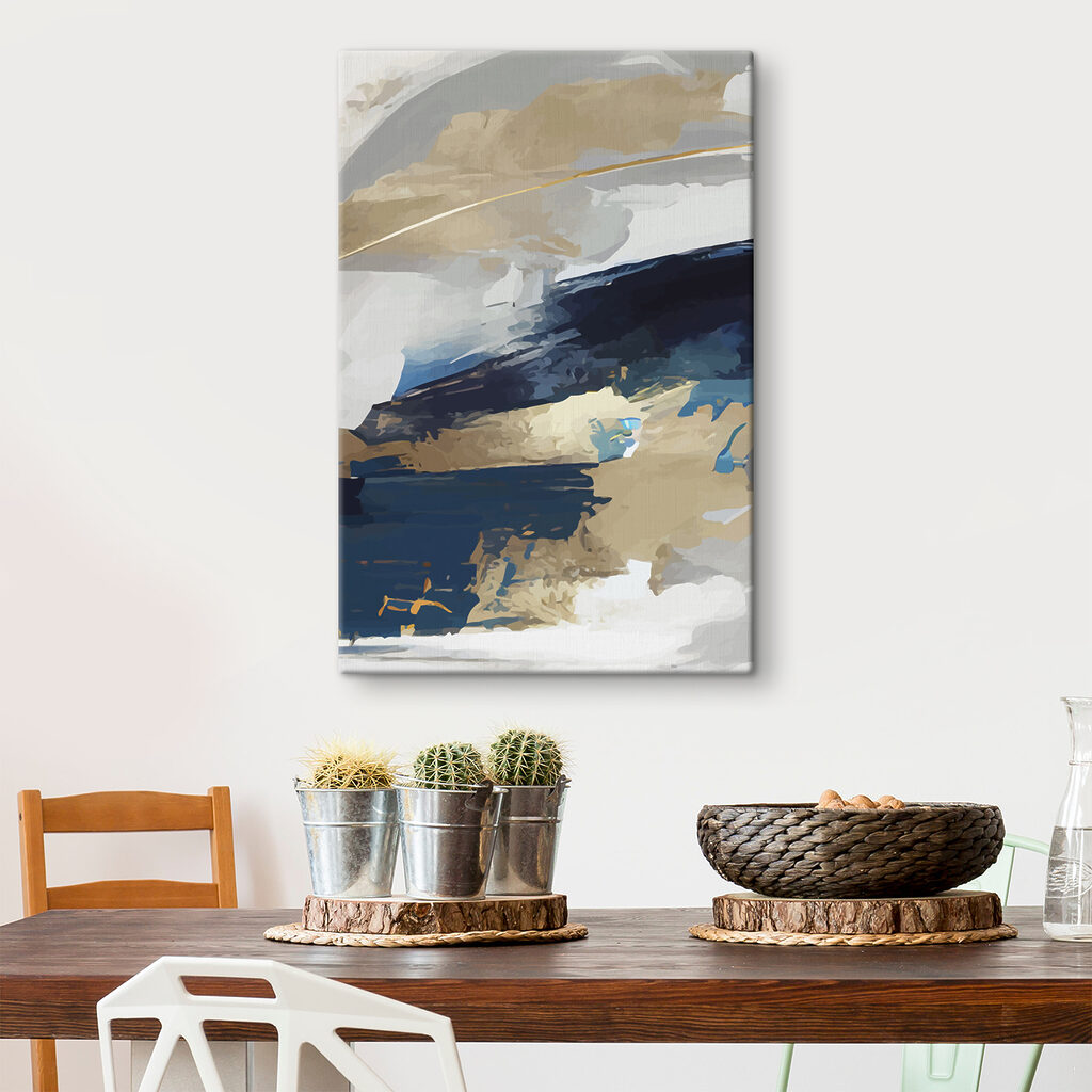 s36621piq20 1024x1024 - Obraz z niebieskiej, białej i brązowej farby - tegory