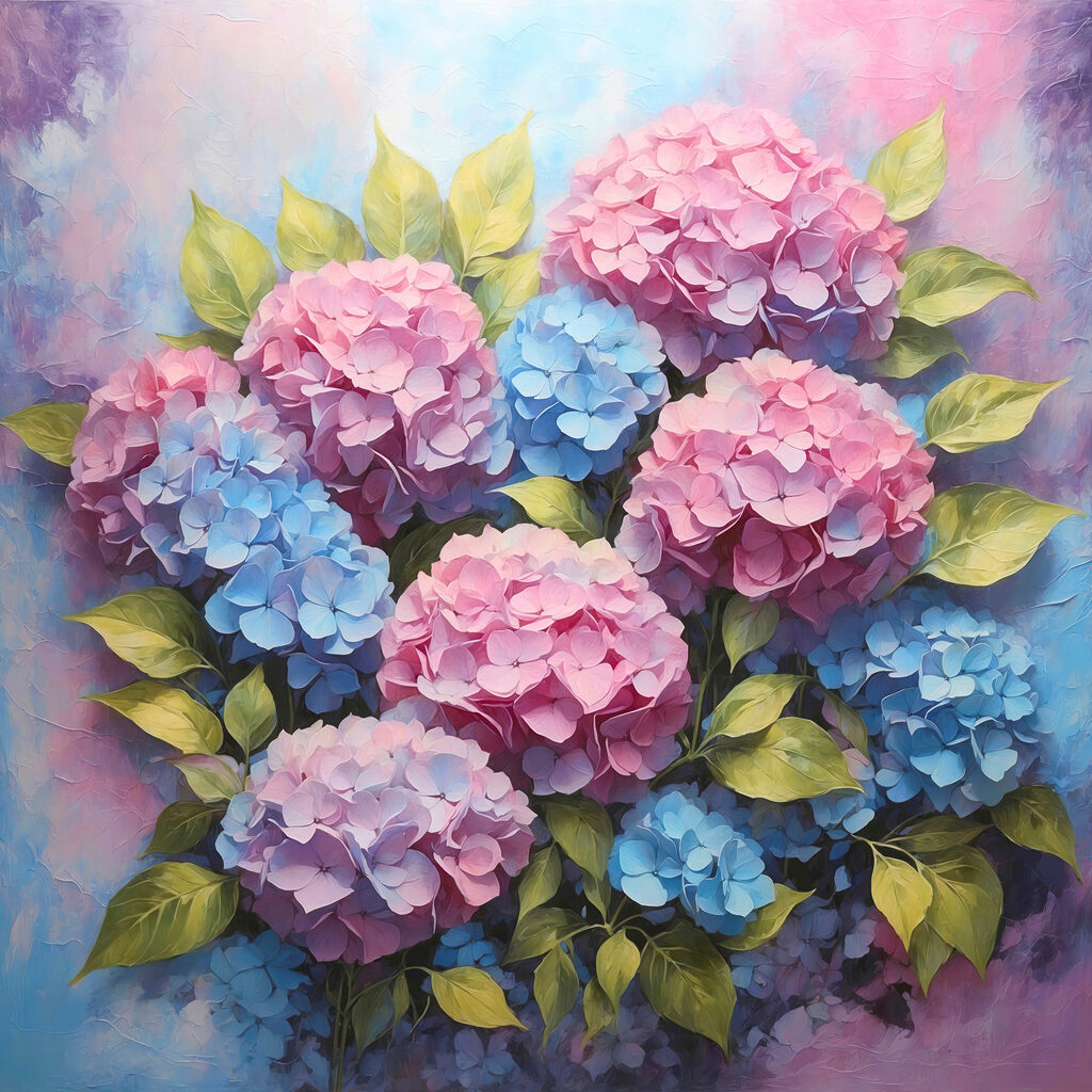 s38221p 1024x1024 - Obraz przedstawiający kwiaty i liście - tegory