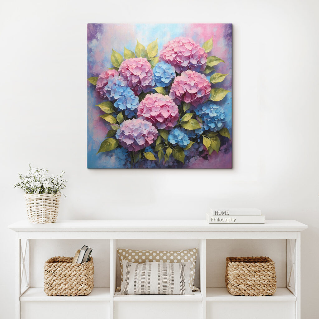 s38221pig407 1024x1024 - Obraz przedstawiający kwiaty i liście - tegory