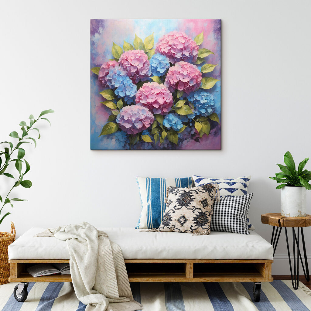 s38221pig413 1024x1024 - Obraz przedstawiający kwiaty i liście - tegory