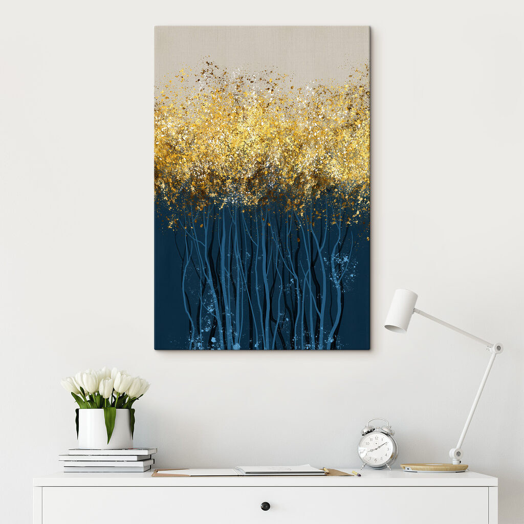 A painting of a tree A painting of a tree