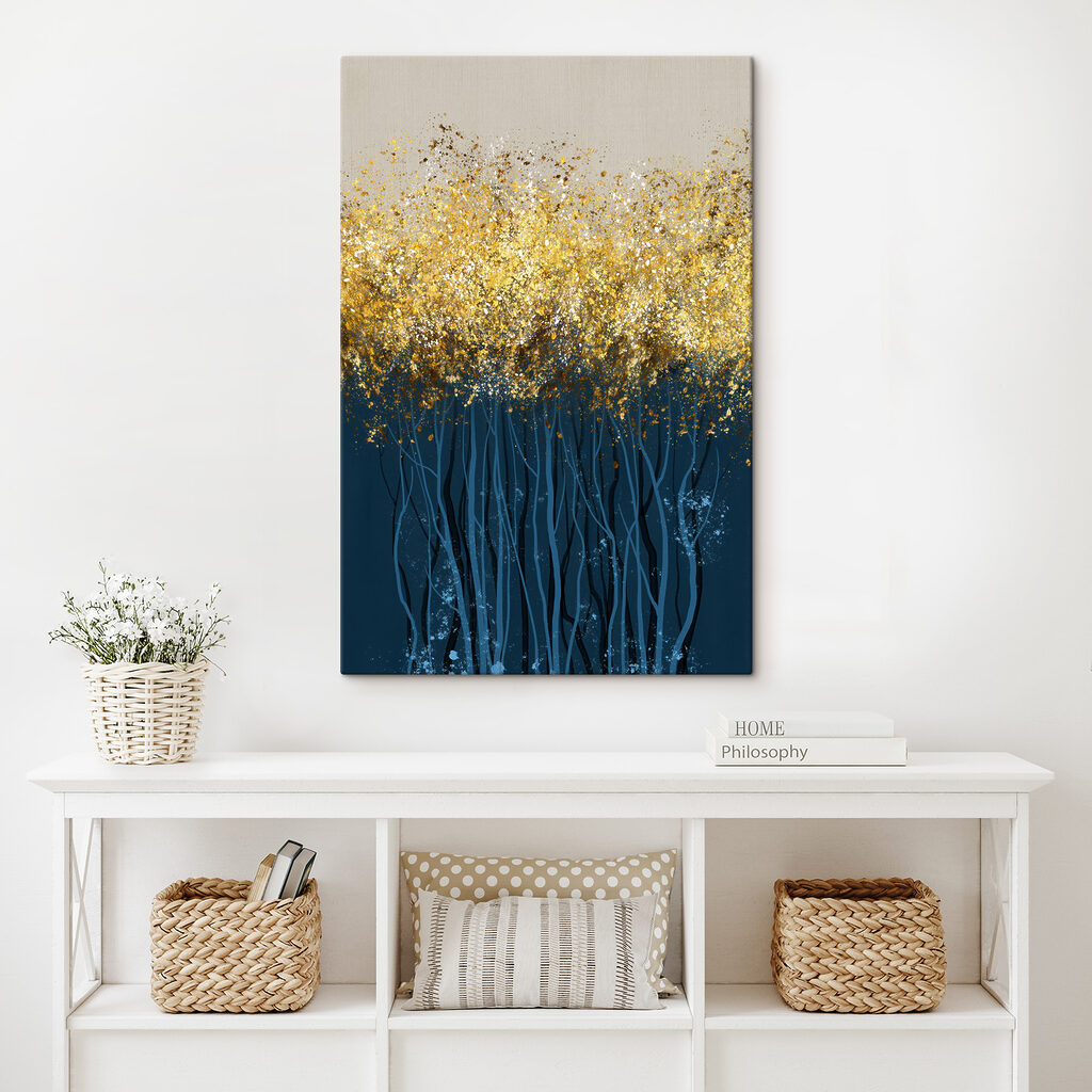 A painting of a tree A painting of a tree