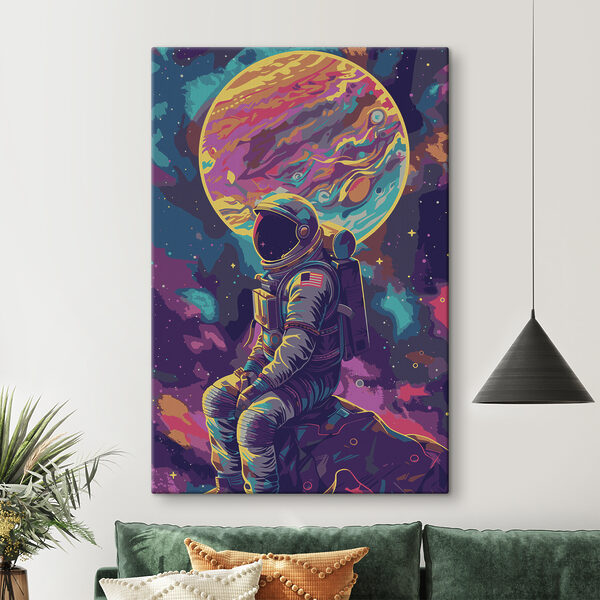 Astronauta w kosmosie Astronauta w kosmosie