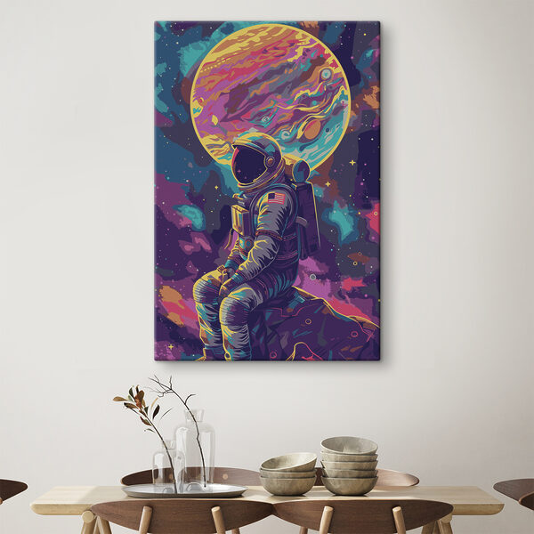 Astronauta w kosmosie Astronauta w kosmosie