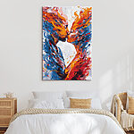 Całujący się mężczyzna i kobieta Całujący się mężczyzna i kobieta