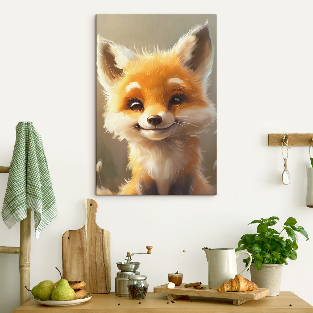 A cartoon of a fox A cartoon of a fox