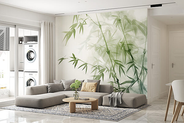 w00687pig1mr 600x400 - Liście bambusa na gałęzi - tegory