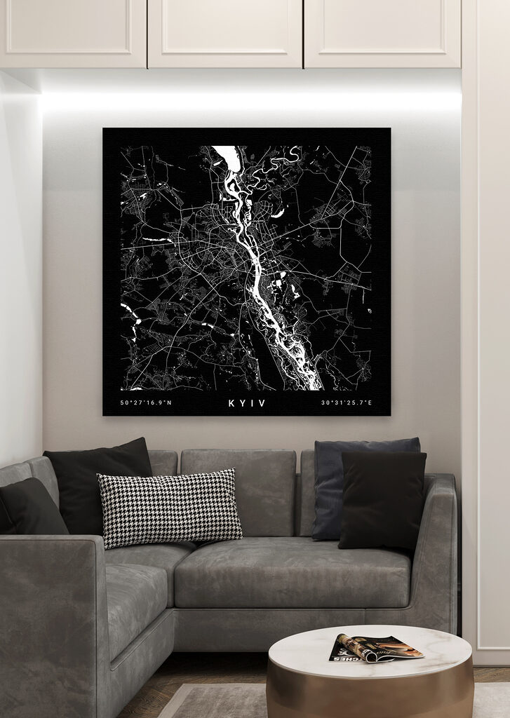 A map of a city