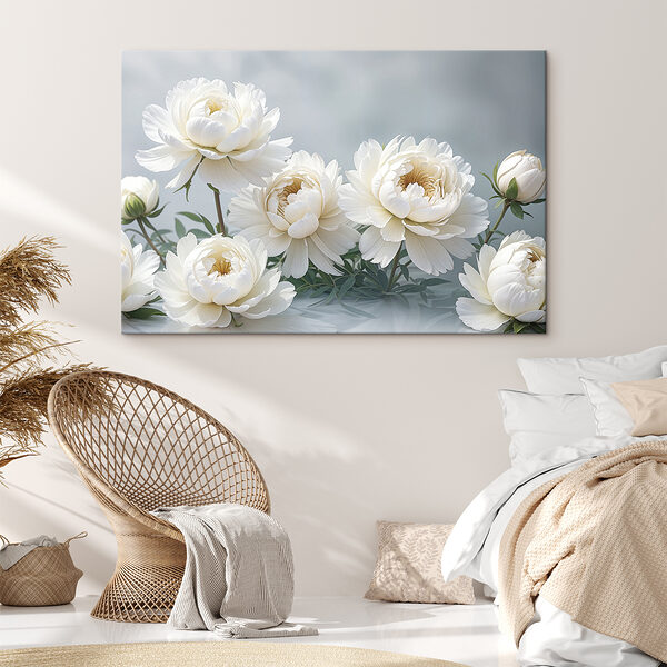 A group of white flowers