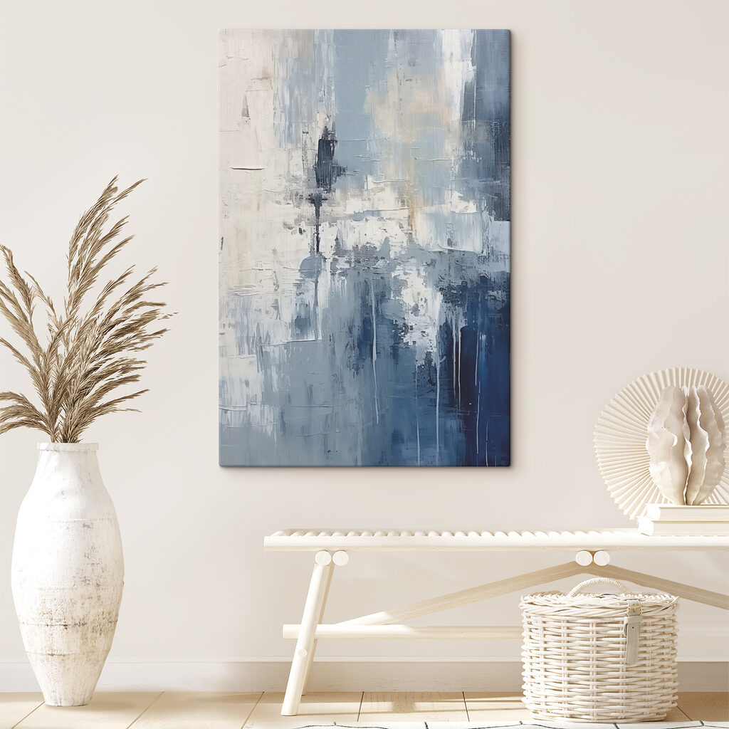 Calm shades of blue and white blend Calm shades of blue and white blend