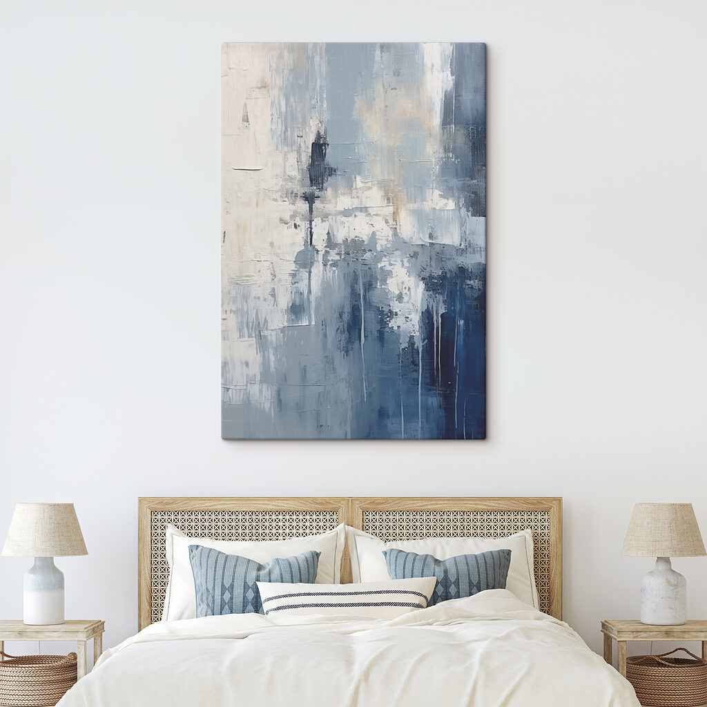 Calm shades of blue and white blend Calm shades of blue and white blend