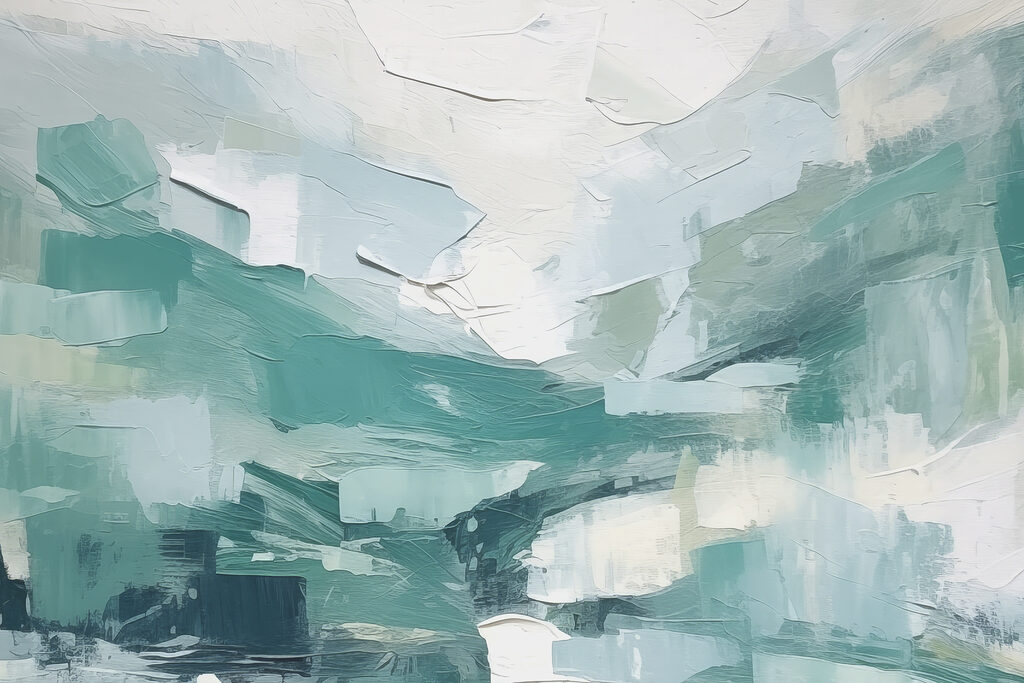 A painting of a landscape