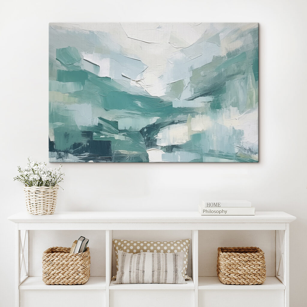 A painting of a landscape