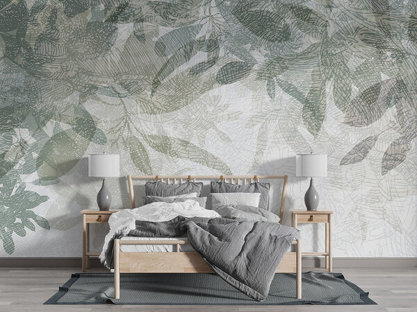 A close up of leaves