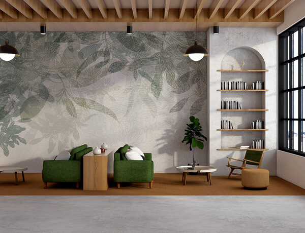 A close up of leaves