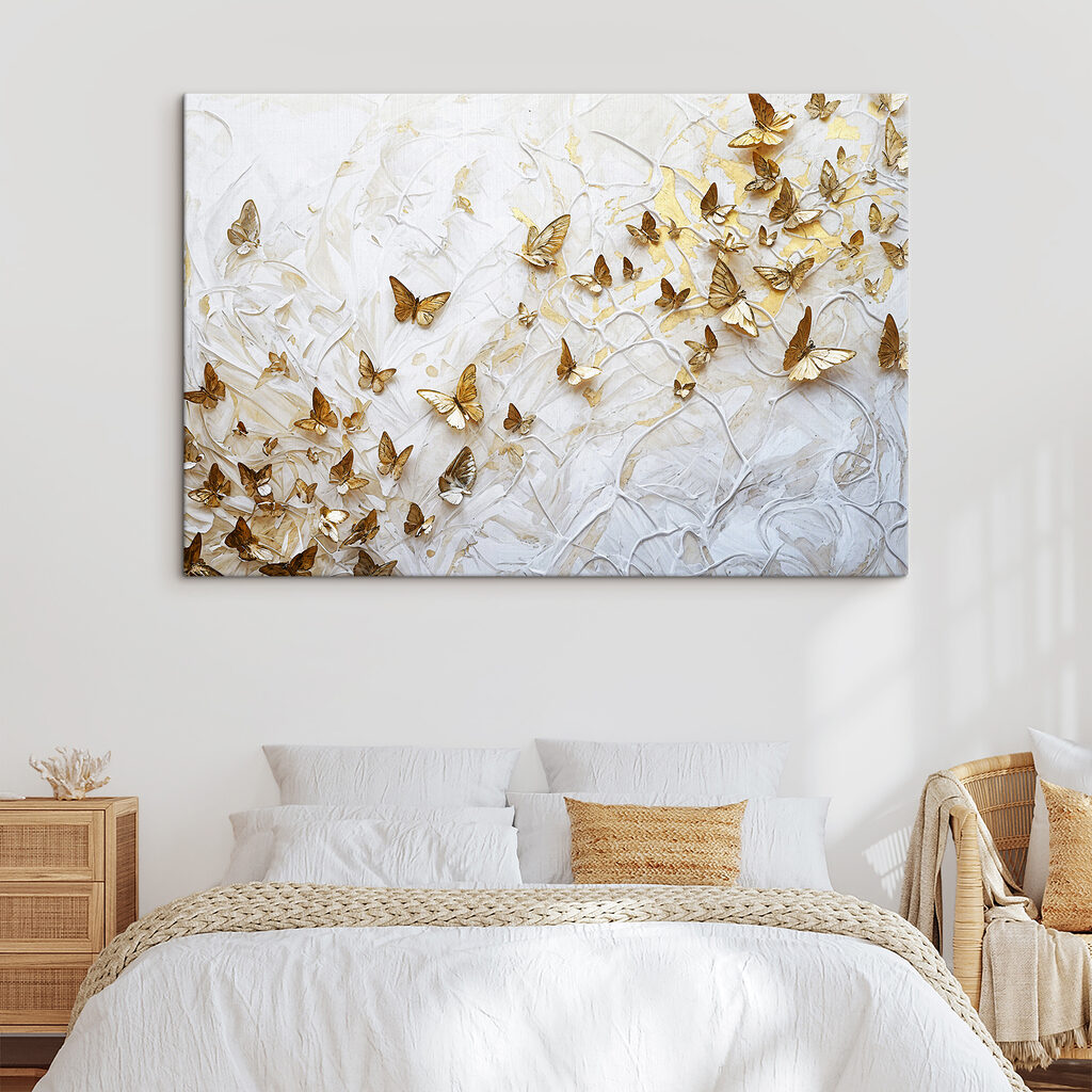 Fluttering wings in serene harmony