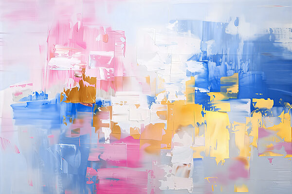 A painting of different colors