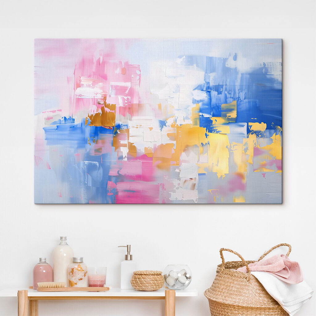 A painting of different colors