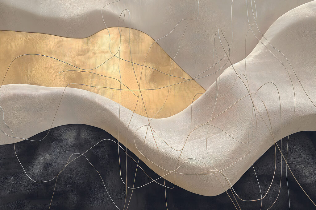 Abstract waves and lines intertwining Abstract waves and lines intertwining