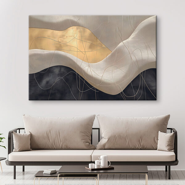 Abstract waves and lines intertwining Abstract waves and lines intertwining