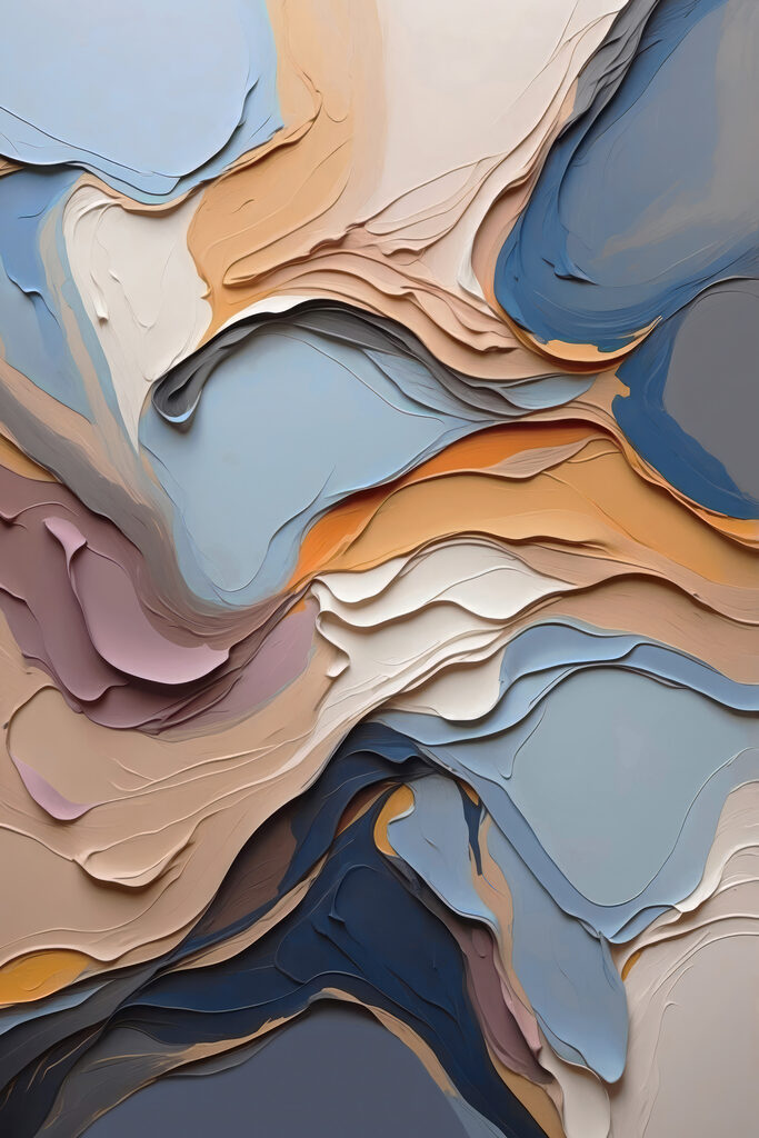 A colorful art of paper cut out