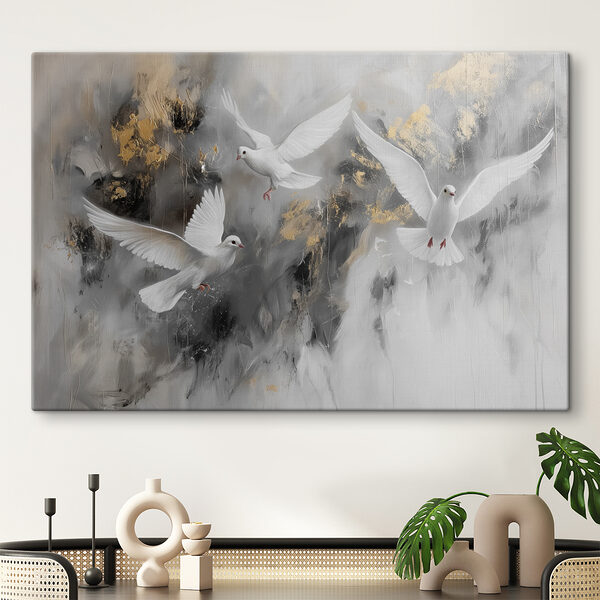 A group of white birds flying A group of white birds flying