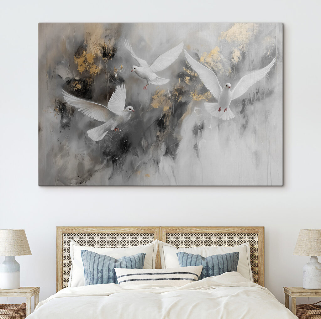 A group of white birds flying A group of white birds flying