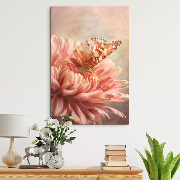 A butterfly on a flower
