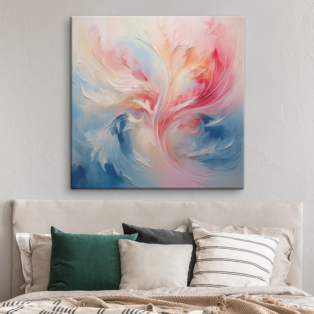 A colorful swirls of paint A colorful swirls of paint