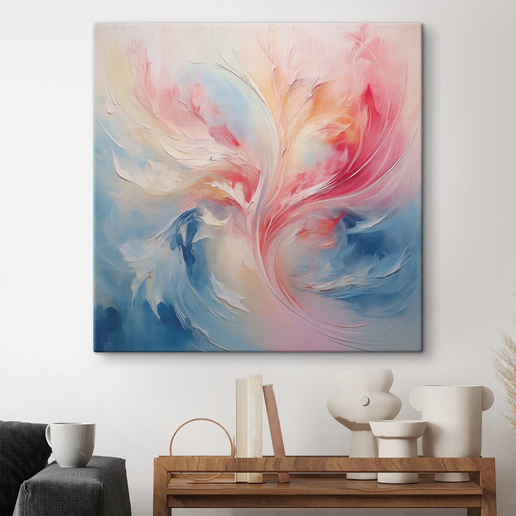 A colorful swirls of paint A colorful swirls of paint