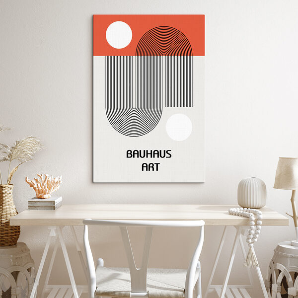 A poster with lines and circles A poster with lines and circles