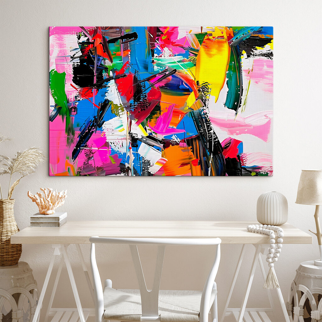 A painting of different colors A painting of different colors
