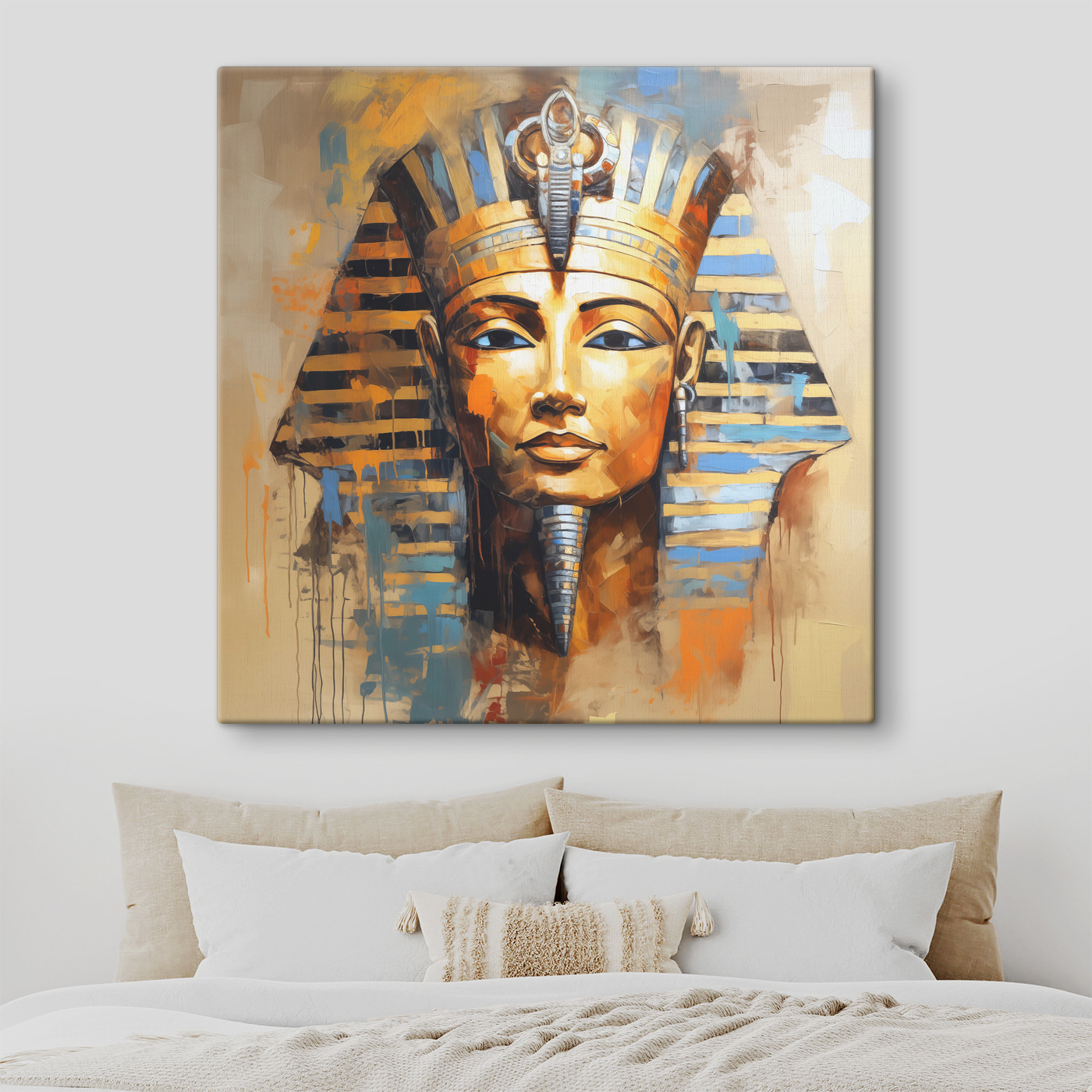 A painting of a egyptian queen A painting of a egyptian queen