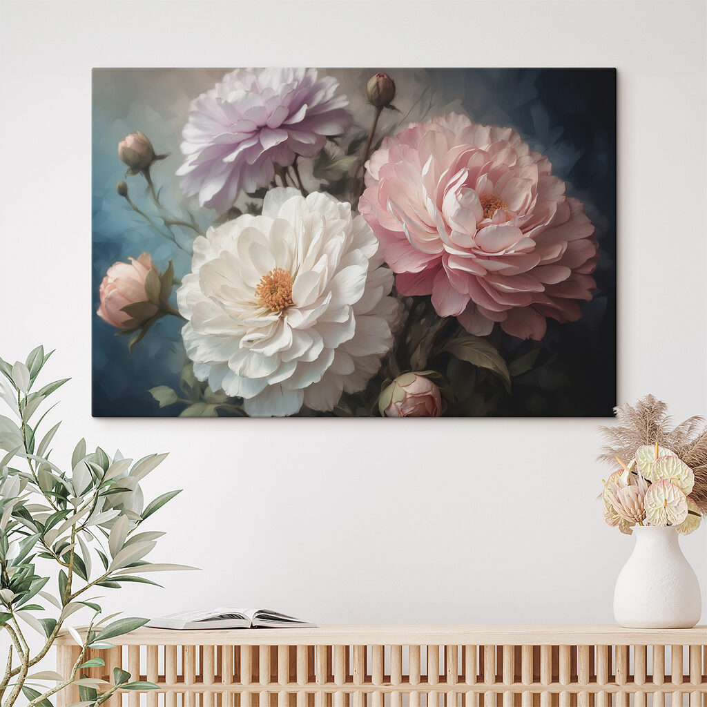A group of flowers in a bouquet
