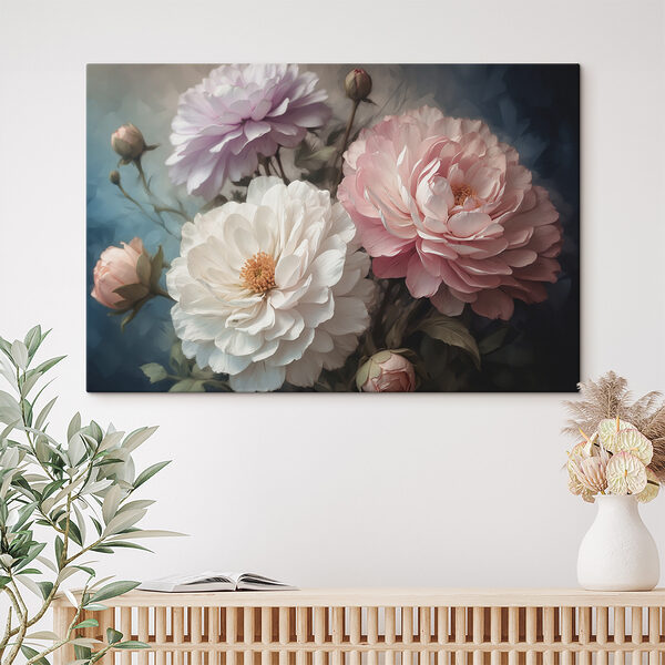 A group of flowers in a bouquet