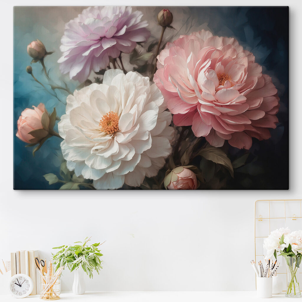 A group of flowers in a bouquet