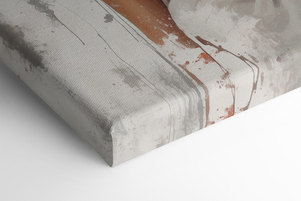 A woman with red flowers on her head A woman with red flowers on her head