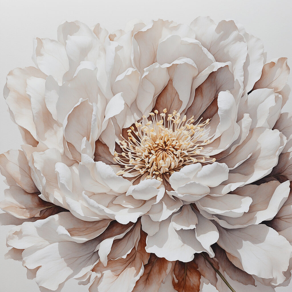 A close up of a flower