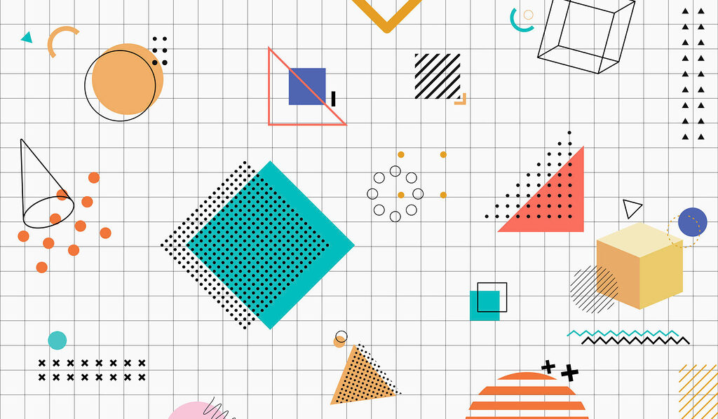 Wzór geometrycznych kształtów Wzór geometrycznych kształtów