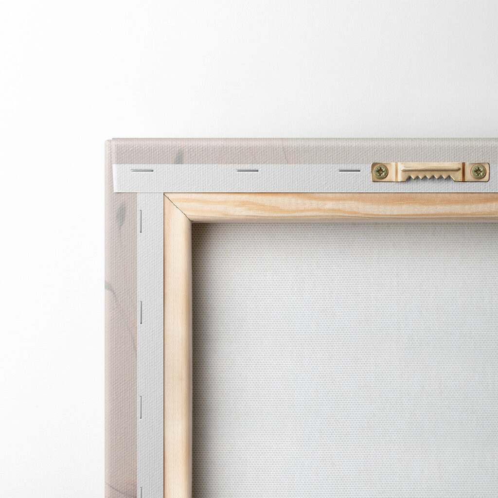 A group of dandelions with white and orange lines