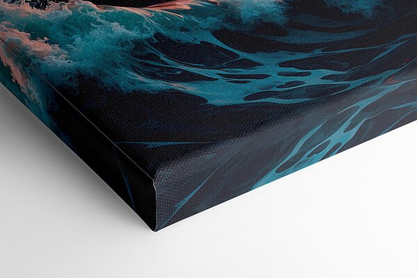 Waves in the ocean with a sunset Waves in the ocean with a sunset
