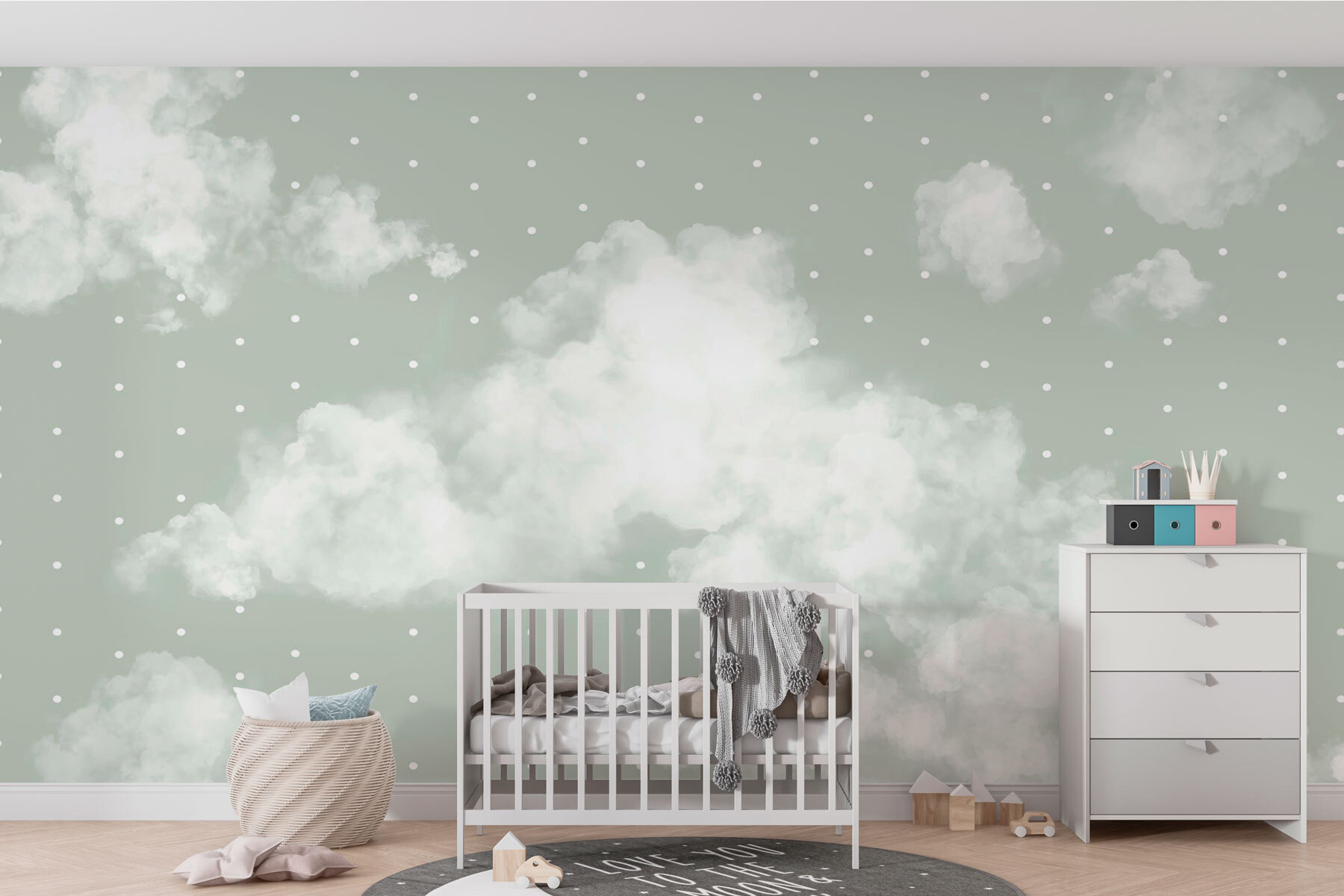 White clouds in the sky White clouds in the sky