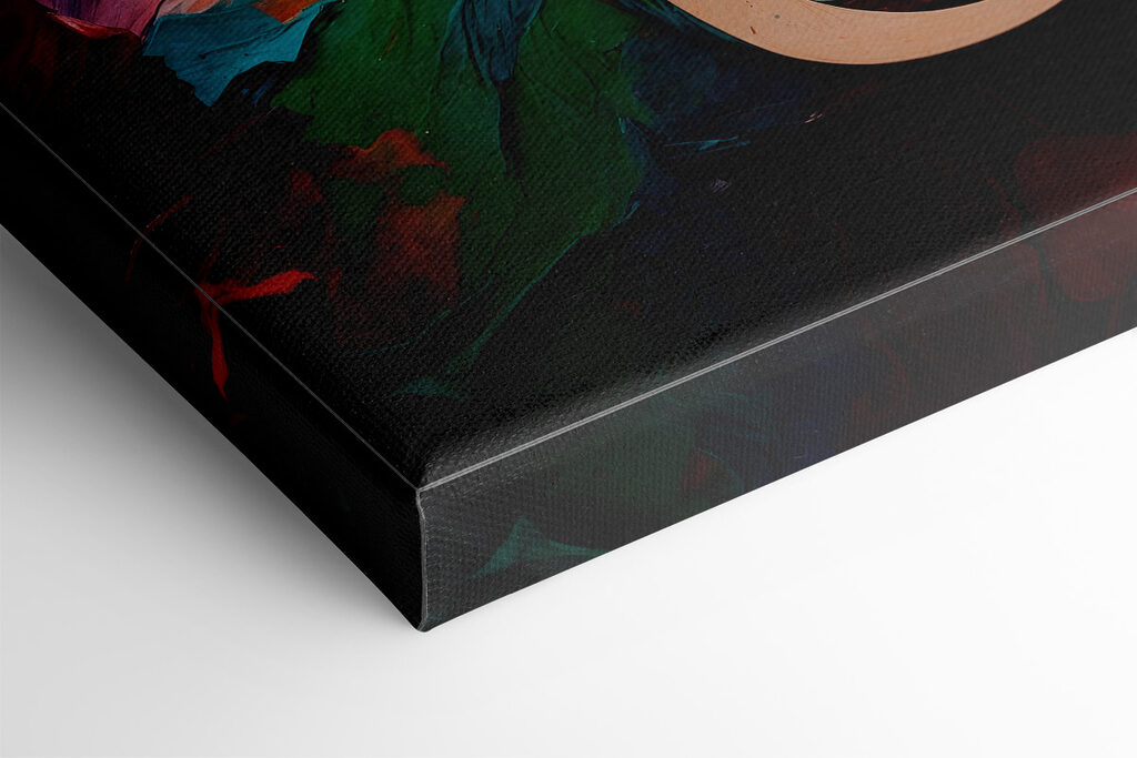 Colorful painted treble clef