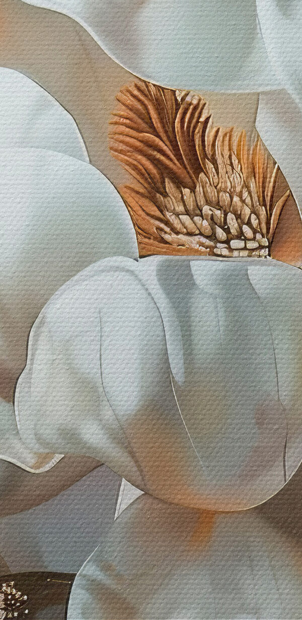 Painting of a white flower Painting of a white flower