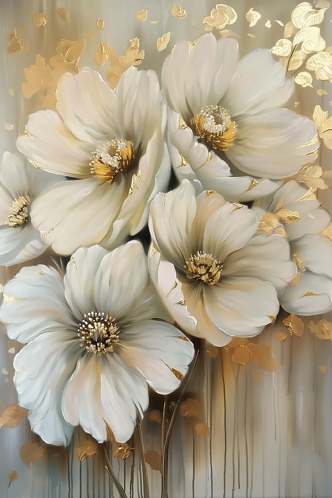 Elegant blossoms with soft hues Elegant blossoms with soft hues
