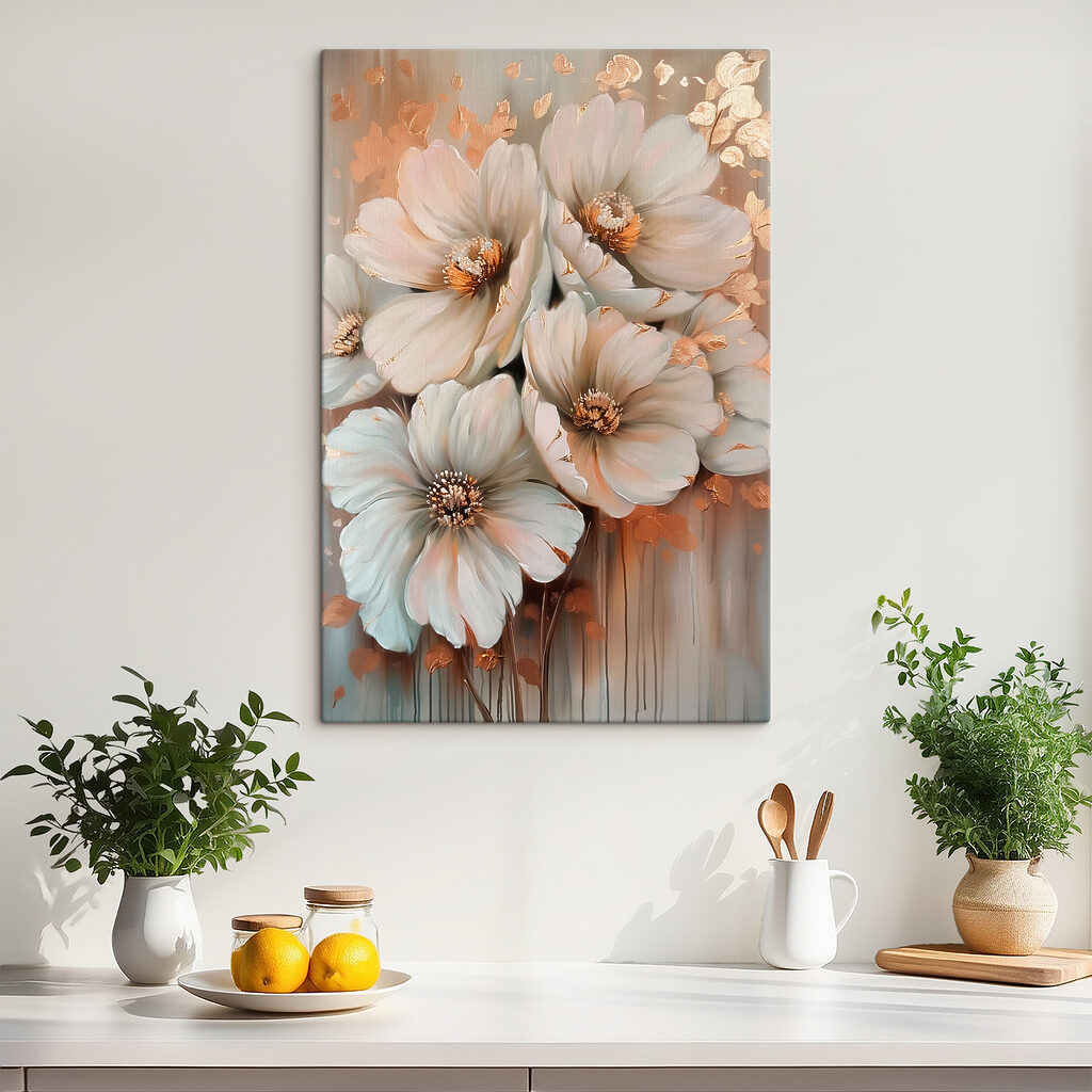 Elegant blossoms with soft hues Elegant blossoms with soft hues