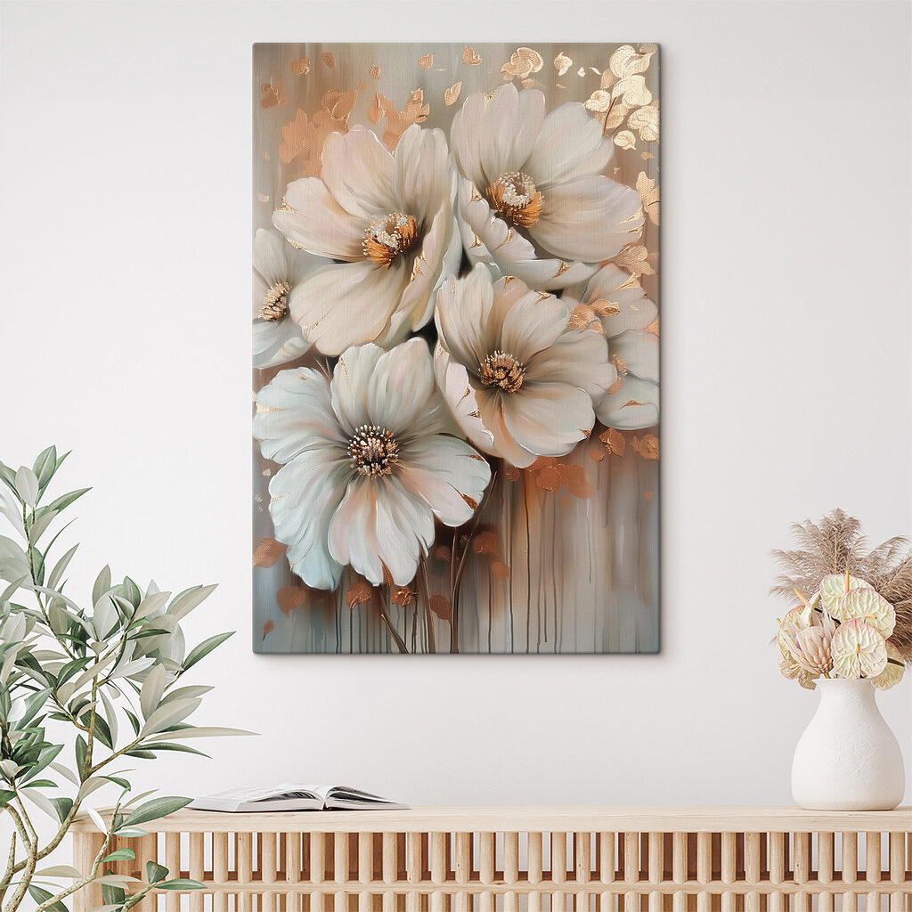 Elegant blossoms with soft hues Elegant blossoms with soft hues